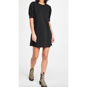 2/$30 SUSANA MONACO T-Shirt Pleated Dress Size XS Black New $148 Mini